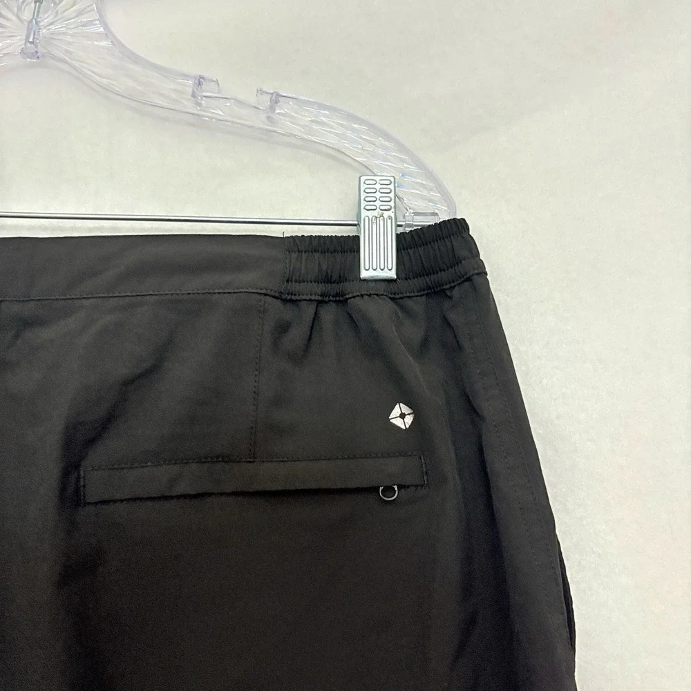Thousand Miles All Day Shorts Men L Black Drawstring Stretch Running Performance